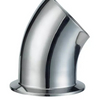 Encaixe de curvatura polido com solda curta de aço inoxidável AISI316L 3A BS JN-FT-20 6007
