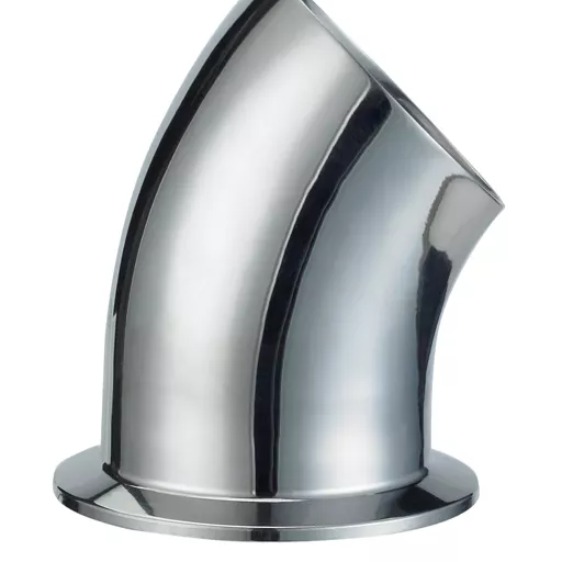 Encaixe de curvatura polido com solda curta de aço inoxidável AISI316L 3A BS JN-FT-20 6007