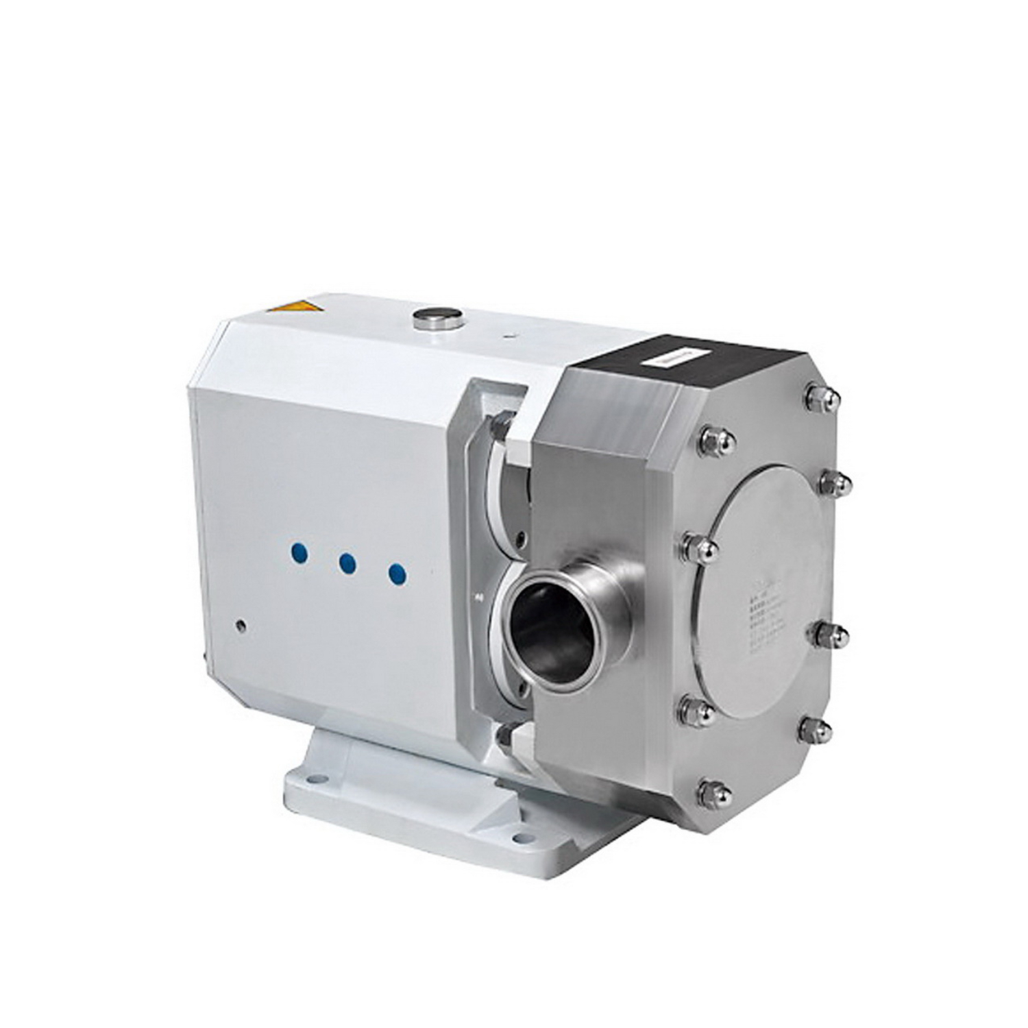 Deslocamento positivo vertical sanitário de aço inoxidável 316L 0,55kw com variador de velocidade contínua