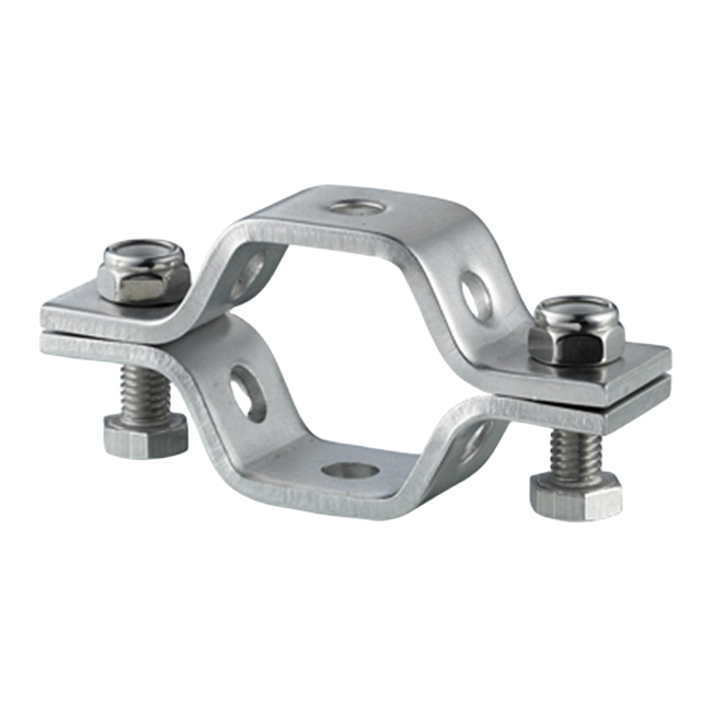 Suporte de poste de tubo tipo hexagonal de aço inoxidável com peça protetora