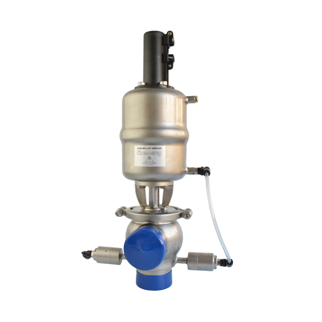 Válvula Mixproof de assento único de aço inoxidável para processamento de alimentos