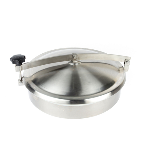Bueiro redondo de aço inoxidável para autoclave sem pressão com braço cruzado único
