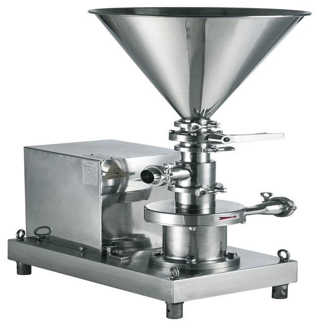 Bombas líquidas inline do misturador do alto cisalhamento do rotor do único estator do produto comestível de aço inoxidável com trole