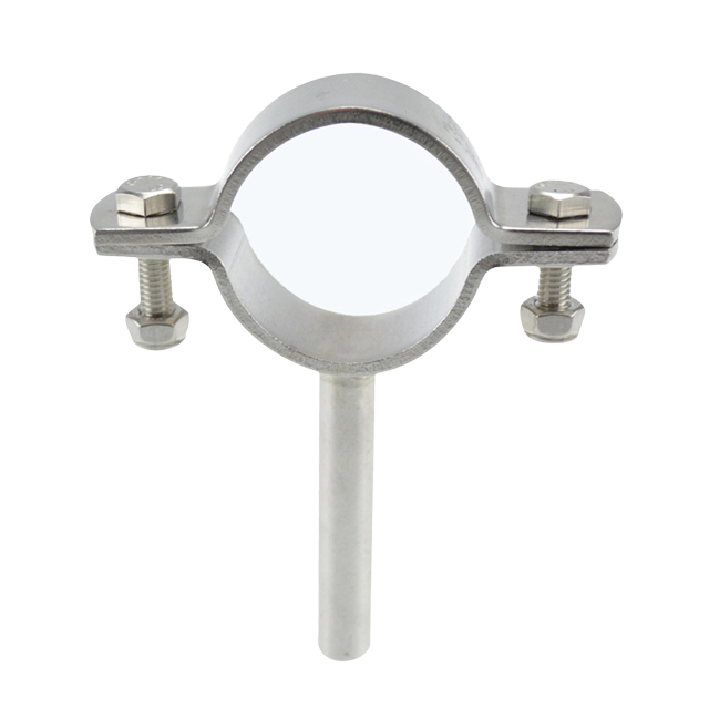 Suporte de tubo de soldagem com parafuso duplo de aço inoxidável