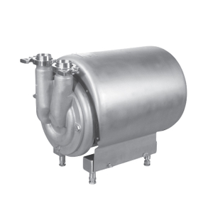 Auto-sucção horizontal sanitária de aço inoxidável para vinho 