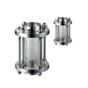Indicador de fluxo de visão tubular de alta pressão para tanque