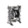 Bomba de diafragma dupla revestida de aço inoxidável 316L sanitária 0,55kw-22kw para produtos químicos
