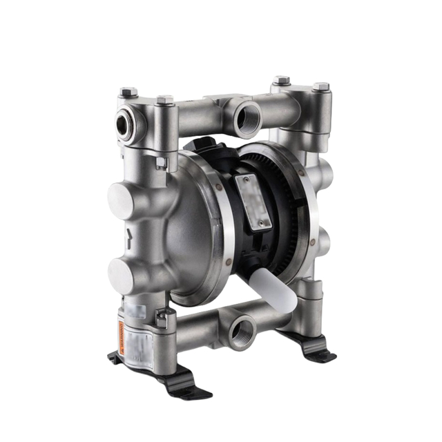 Bomba de diafragma dupla revestida de aço inoxidável 316L sanitária 0,55kw-22kw para produtos químicos