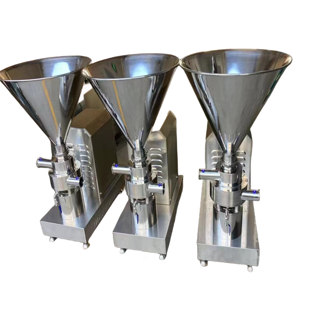 Bombas líquidas inline do misturador do alto cisalhamento do rotor do único estator do produto comestível de aço inoxidável com trole