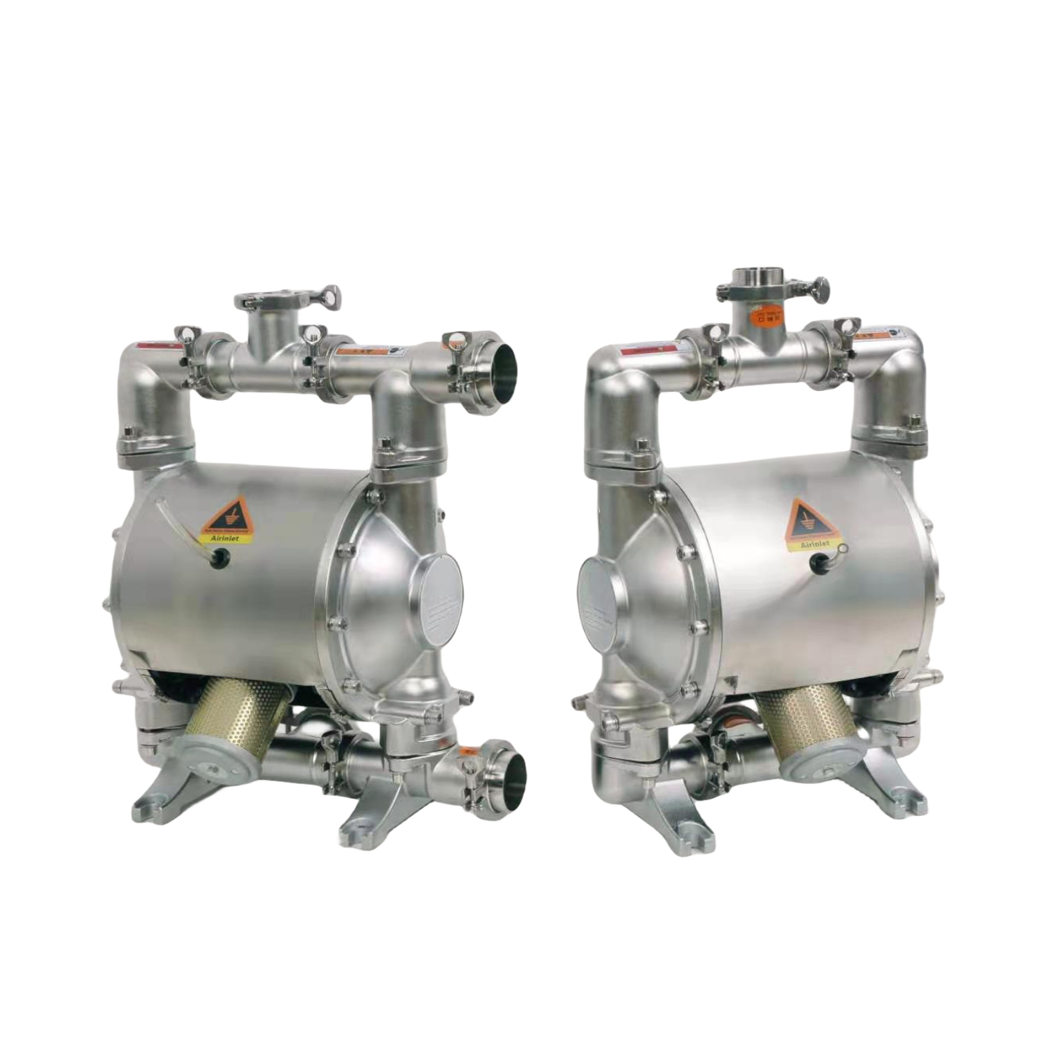 Bomba vertical elétrica sanitária de aço inoxidável do pulverizador do diafragma SS304 com dispositivo refrigerando