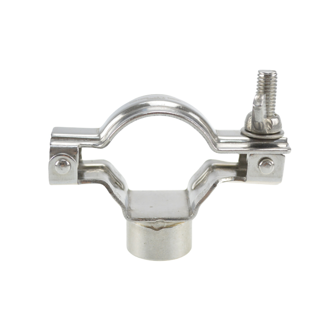 Suporte de tubo redondo de anel único de tubo padrão de aço inoxidável
