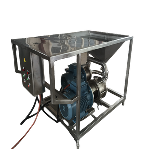 Bomba de emulsificação de misturador de fundo magnético em linha sanitária de aço inoxidável de baixo cisalhamento com motor ABB 