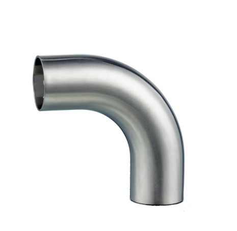 Cotovelo sanitário de aço inoxidável BPE.BS4825 L2WS-AS1528.3 JN-FT-20 5008 90° com perna longa
