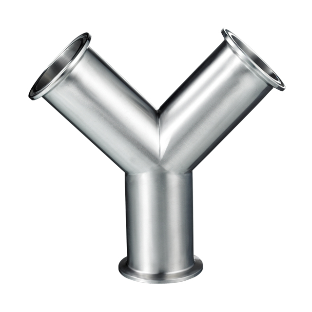 Produto comestível de aço inoxidável ISO/IDF 3A 28BMP tipo Y fixado em T para leite JN-FT-23 3026 