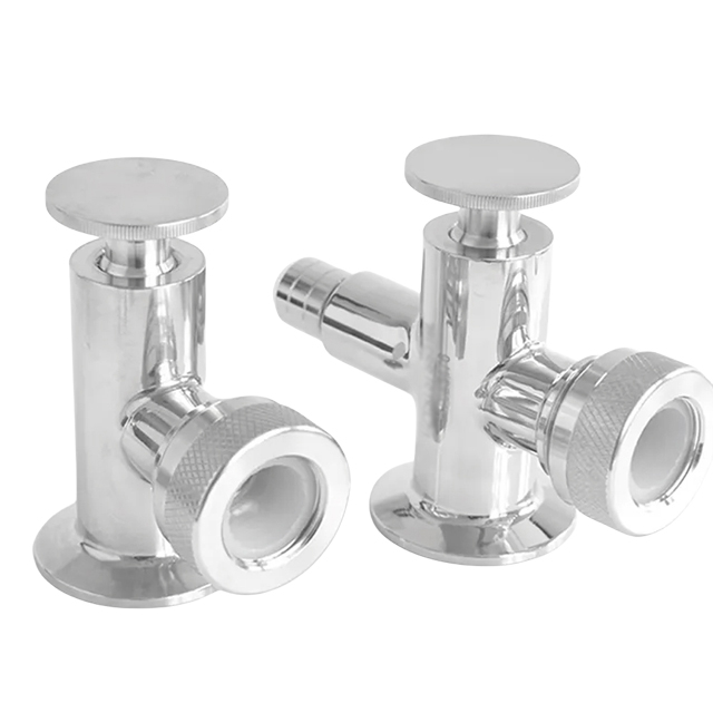 Medidor de vazão de radar de alta frequência sanitária de aço inoxidável com extremidades de flange
