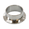  Encaixe de tubulação da flange da V-faixa do vácuo da virola da braçadeira da solda do produto comestível do ISO de aço inoxidável 