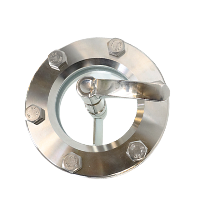 Visor de aço inoxidável SS316L FlangeType com limpador