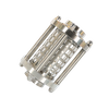 Visor de tubo transparente de aço inoxidável com gaiola reforçada