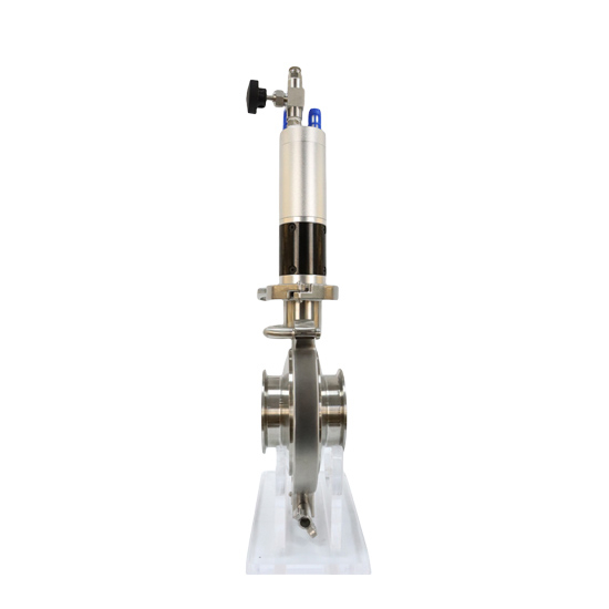 Válvula de dosagem fina rotométrica sanitária de aço inoxidável 316L Triclamp JN- SDV 23 1001