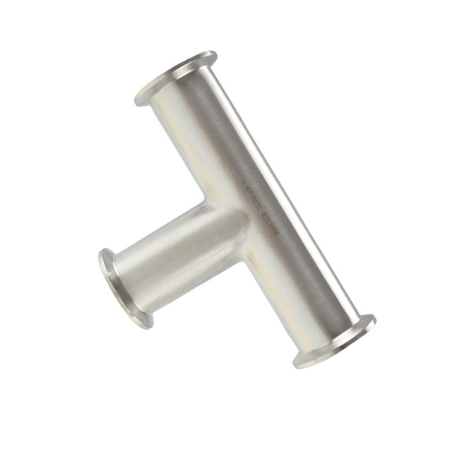 Sanitário de aço inoxidável DIN-D7W AS1528.3 Tri Clamp Equal Tee Tri Clover Fitting