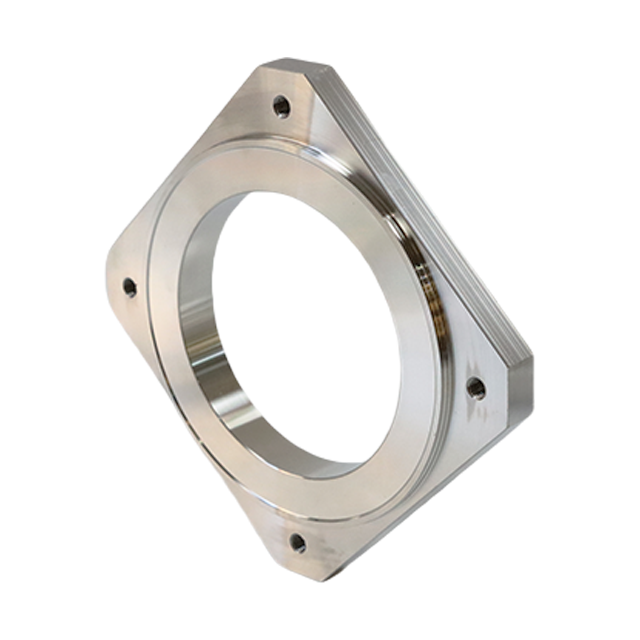  Encaixe de tubulação de flange quadrada de vácuo ISO de aço inoxidável sanitário 