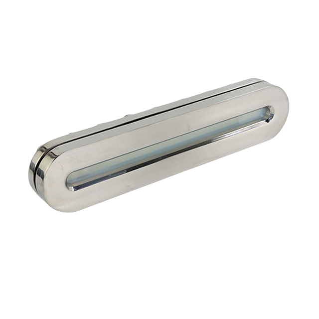 Encaixe de vidro de visão obround Elipse de aço inoxidável