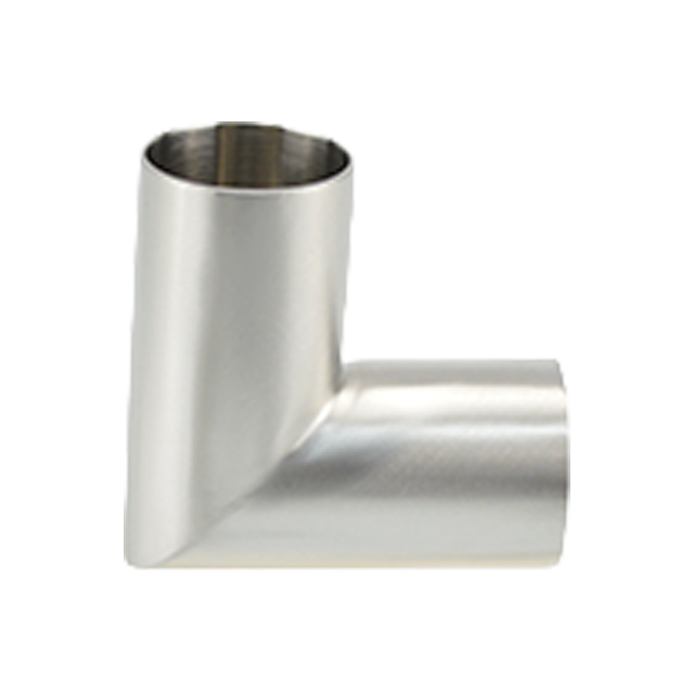 Aço inoxidável SMS ISO-L2KS ISO/IDF JN-FT-20 4002 Cotovelo de curvatura angular polido de qualidade alimentar