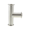 Sanitário de aço inoxidável DIN-D7W AS1528.3 Tri Clamp Equal Tee Tri Clover Fitting