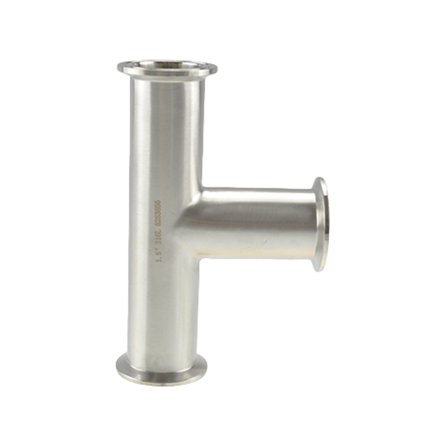 Sanitário de aço inoxidável DIN-D7W AS1528.3 Tri Clamp Equal Tee Tri Clover Fitting