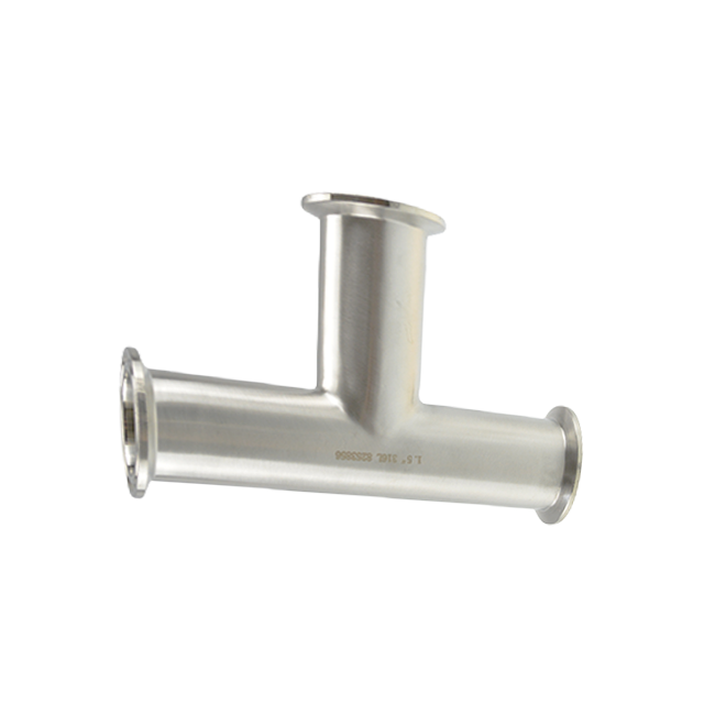 Sanitário de aço inoxidável DIN-D7W AS1528.3 Tri Clamp Equal Tee Tri Clover Fitting