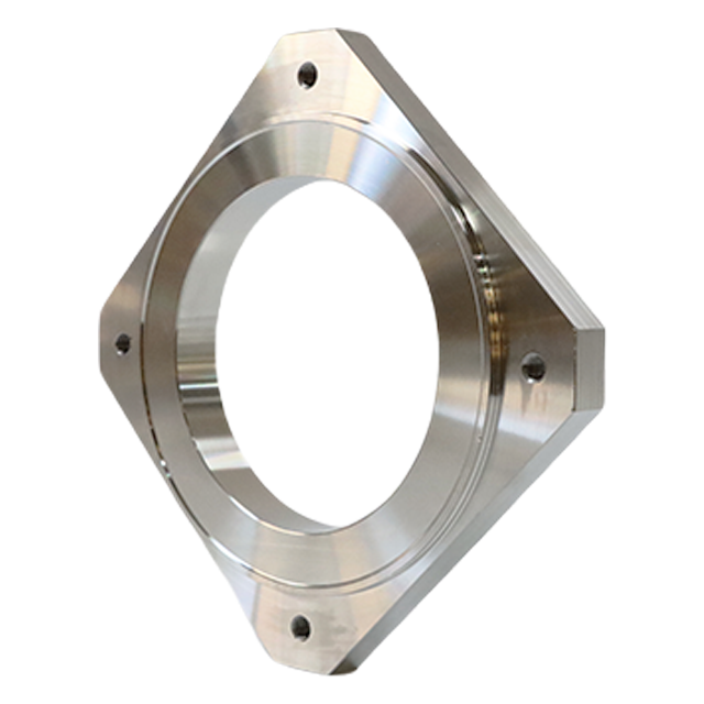  Encaixe de tubulação de flange quadrada de vácuo ISO de aço inoxidável sanitário 