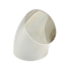 AISI304 ISO/IDF sanitário BS-BL2W5 BS JN-FT-20 6002 45° Cotovelo soldado de topo curto 
