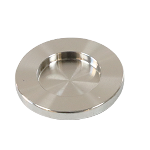 Tampa de extremidade de flange de encaixe a vácuo ISO de aço inoxidável sanitário