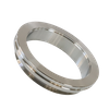  Conjunto de flange de banda em V com braçadeira ISO de aço inoxidável sanitário 