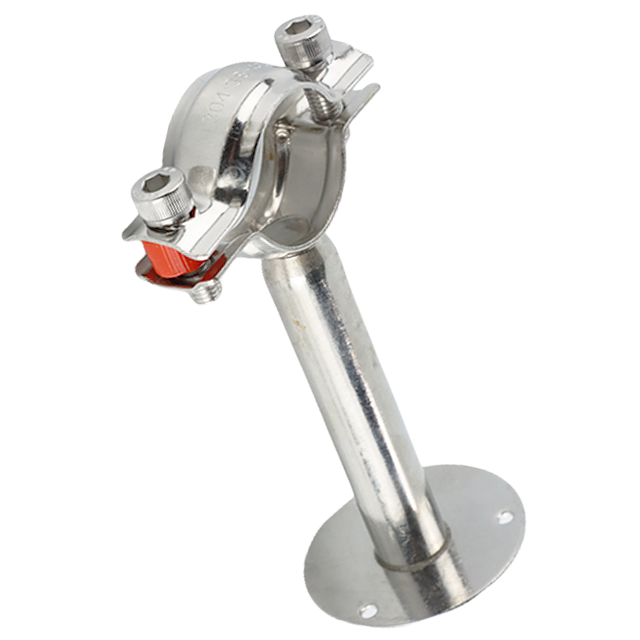  Braçadeira de suporte de aço inoxidável ideal para fixação de tubos, tubos ou hastes