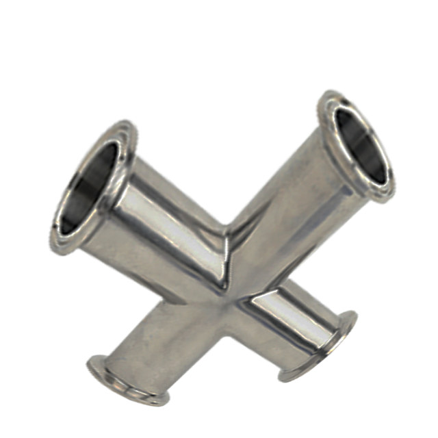 BS JN-FT-20 de aço inoxidável 6016 ISO/IDF decapagem tipo longo cruz para sistema de tubulação de água