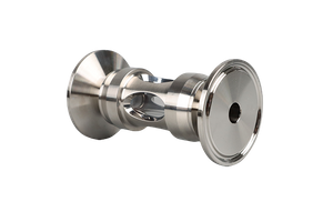 Visor de inspeção do indicador de fluxo em linha de aço inoxidável