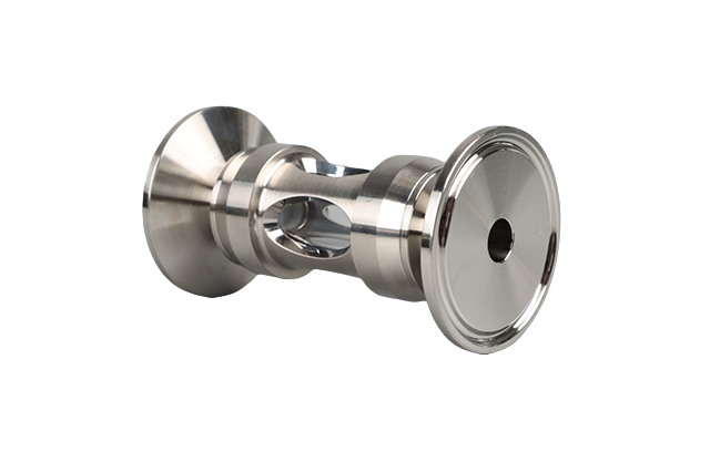 Visor InLine compatível com TC de aço inoxidável sanitário