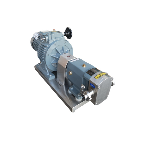 Bomba de absorção móvel horizontal de aço inoxidável de qualidade alimentar com jaqueta de aquecimento