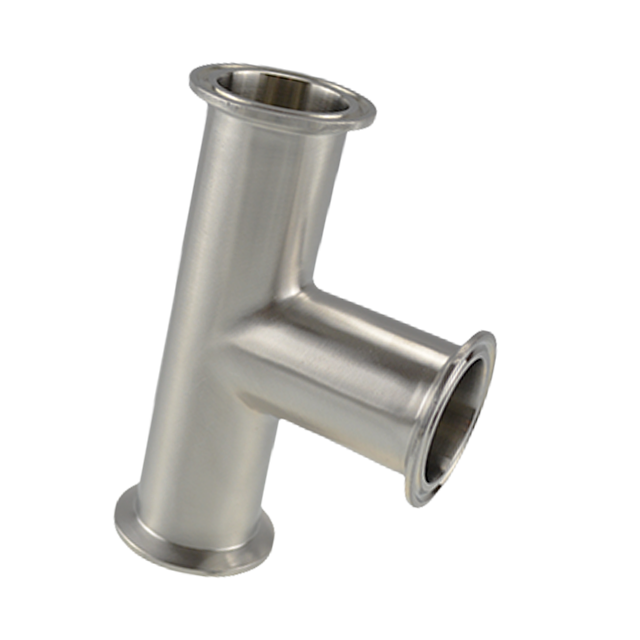 Sanitário de aço inoxidável DIN-D7W AS1528.3 Tri Clamp Equal Tee Tri Clover Fitting