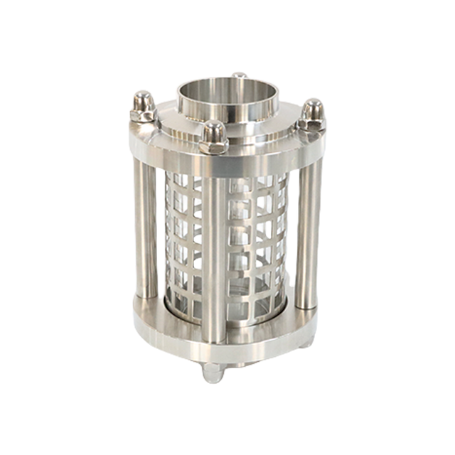 Visor de tubo transparente de aço inoxidável com gaiola reforçada