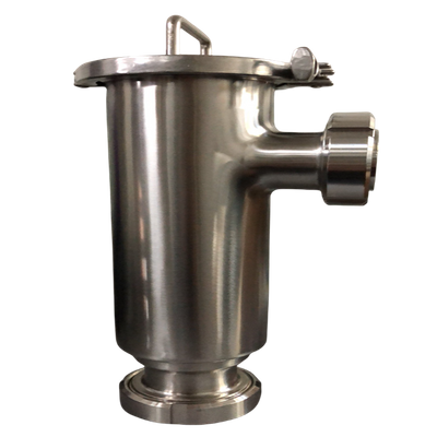 Filtro manual de alta pressão sanitária de aço inoxidável JN-STSJ-23 1004 cartucho habitação ângulo-filtro filtro fcom malha ss