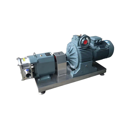 Bomba de absorção móvel horizontal de aço inoxidável de qualidade alimentar com jaqueta de aquecimento