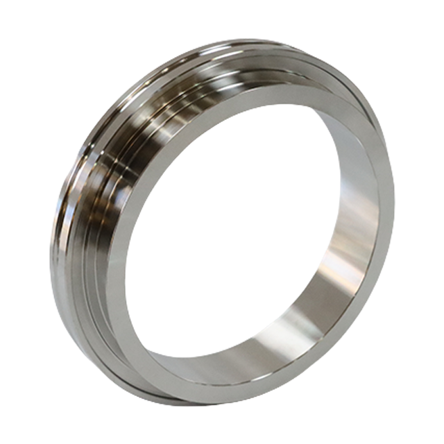  Conjunto de flange de banda em V com braçadeira ISO de aço inoxidável sanitário 