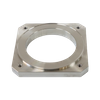  Encaixe de tubulação de flange quadrada de vácuo ISO de aço inoxidável sanitário 
