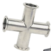 BS JN-FT-20 de aço inoxidável 6016 ISO/IDF decapagem tipo longo cruz para sistema de tubulação de água