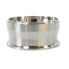 Adaptador ISO sanitário de aço inoxidável Tri-Clamp para encaixe de virola Camlock de impulso