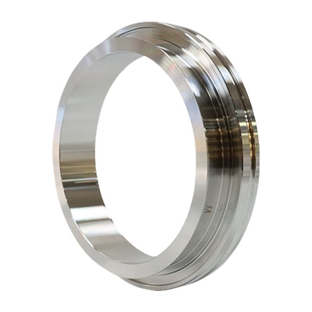  Conjunto de flange de banda em V com braçadeira ISO de aço inoxidável sanitário 